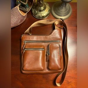 Elegant real Italian lather bag